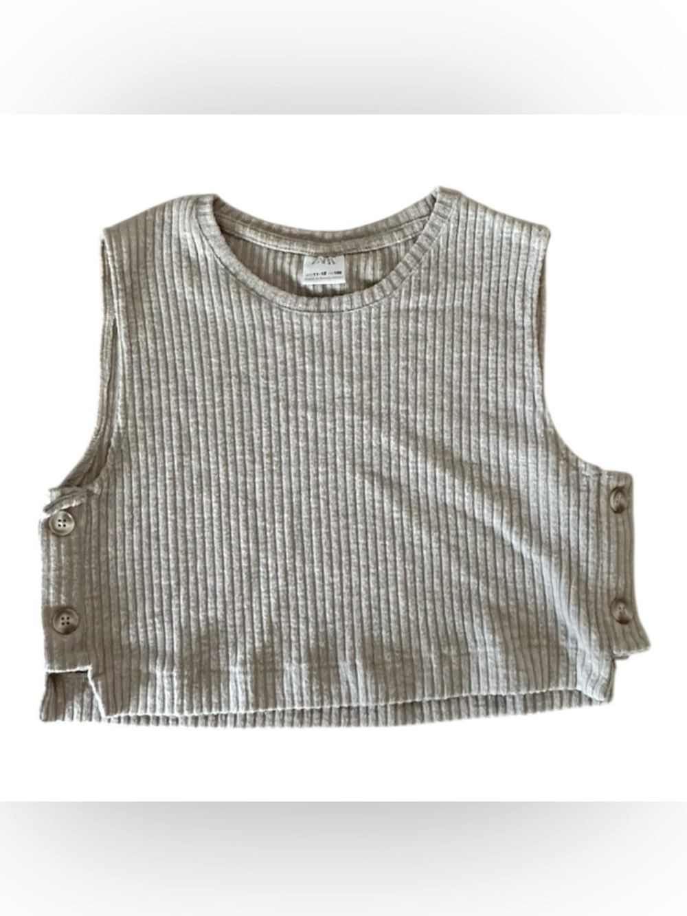 Zara ribbed cropped